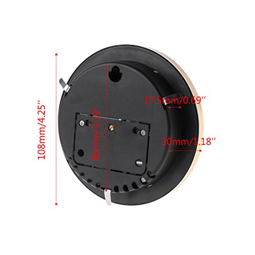 Sixsons Wall Mounted Barometer 108mm Round Dial Air Weather Station Air Pressure Monitoring Instrument Accurate Weather Prediction mmHg/hPa