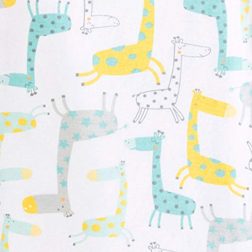 Halo Sleepsack Cotton Wearable Blanket, Neutral Giraffe, Medium - Thumbnail 2