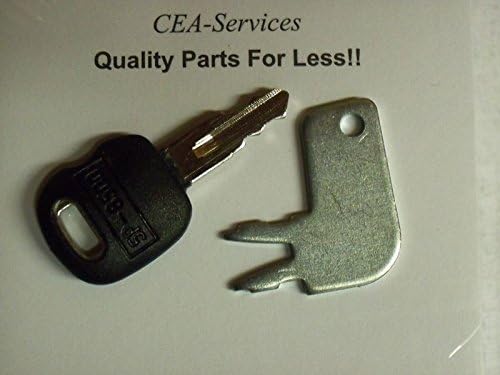Old Style Ignition & Master Disconnect Keys Fits Cat Caterpillar & ASV Posi J1L1