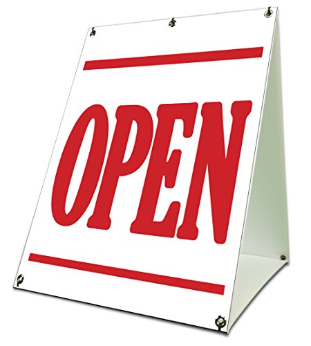 Open Sidewalk A Frame 18"x24" Outdoor Store Retail Sign