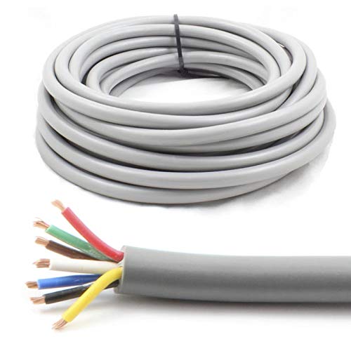 7 Core 12S Cable 12v 24v Thin Wall Wire *21 AMP Rated with 29 AMP Earth* Trailer/Caravan LED Lights (10M)