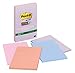 Post-it Recycled Super Sticky Notes, 2x Sticking Power, 4 in x 6 in, Bali Collection, Lined, 4 Pads/Pack, 45 Sheets/Pad (4621-SSNRP) primary