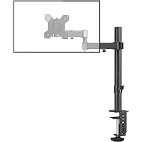 Bracwiser Bras de support entièrement réglable pour écran de 13 à 32" 10 kg pour écran d'ordinateur 13" 15" 17 19 20 22 23 24