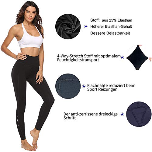 JOYSPELS-Shape-Leggings-Damen-Sporthose-mit-Taschen-Blickdichte-Trainingshose-Yogahose-Sportleggins-fuer-Fitness-Sport-Freizeit