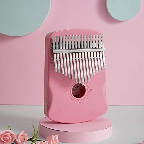 QuTess Kalimba 17 Keys Thumb Piano Crystal Transparent Kalimba Instrument Thumb Piano Kalimba Finger Piano for Beginners