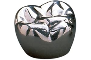 3M ORAL CARE 3M ESPE L65 ISO-Form Temporary First Molar Crown, Lower Left, Tin-Silver Alloy, Size 11.7 (Pack of 5)