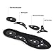 GAOAG Acupressure Massage Insoles Foot Magnet Therapy Reflexology Pain Relief Shoe Insoles … (Black, US Men(8.5-11) Women(9.5-12) …)