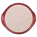 Rachael Ray Cucina Stoneware 3-Piece Round Casserole & Lid Set, Cranberry Red