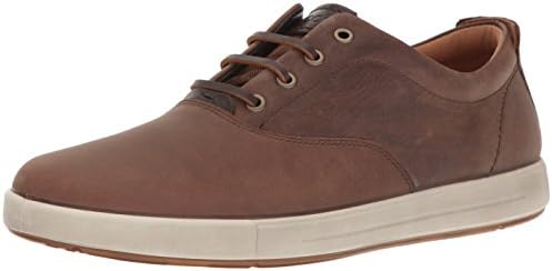 ECCO Men's Eisner Tie Fashion Sneaker, Cocoa Brown/Coffee, 40 EU/6-6.5 M US