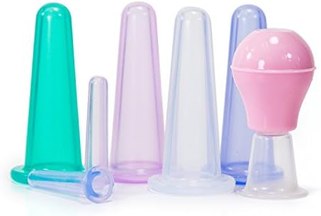 Natural Balance Beauty Skin Care Silicone Cupping Set for Facial Massage, Anti-aging, Skin Firming and Wrinkles Reduction