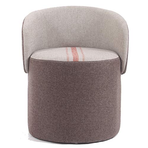 image for YONGYONG-hammock Change Shoes Stool Solid Wood Stool Fabric Backrest S