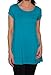 Free to Live Women's Long Flowy Short Sleeve or Sleeveless Tunic (XL, Jade)