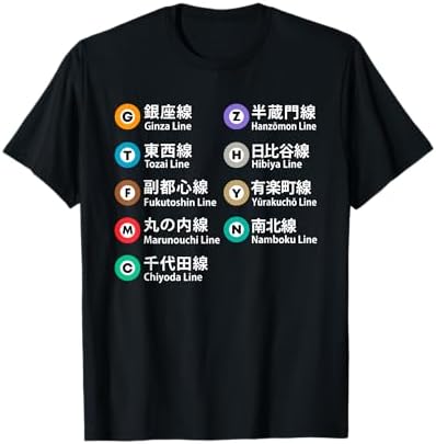 Amazon.com: Tokyo Subway Lines Kanji Ikebukuro Marunouchi