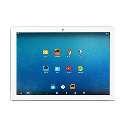 HELMER in Wall Bluetooth Amplifier with WiFi, Multi-Room Android Stereo Audio System with 10″ HD Touch Screen Video Player, White, BM209