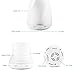 Qedertek Essential Oil Diffuser, 100ml Ultrasonic Cool Mist Portable Aromatherapy Humidifier, 7 LED Lights and Waterless Auto Shut-Off for Home Office Bedroom