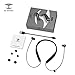LEOPHILE EEL Wireless Neckband Headphones Sports IP67 Waterproof, Bluetooth 4.1 Stereo Headset with In-Ear Earbuds Earphones for RUNNING & WORKING - Black