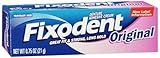 Fixodent Denture Adhesive Cream, Original, Strong and Hold 0.75 Oz / 21 G Travel Size (Pack of 6)