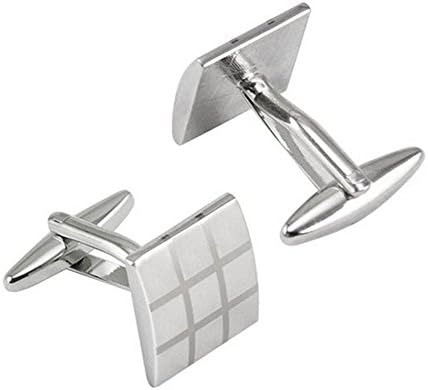 Laser Engraved Classic Style Cufflinks with Gift Bag (Laser)