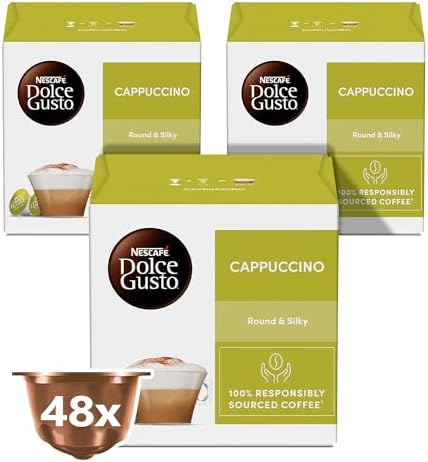 Nescafe Dolce Gusto Cappuccino Coffee Capsules, x Boxes of 8+8