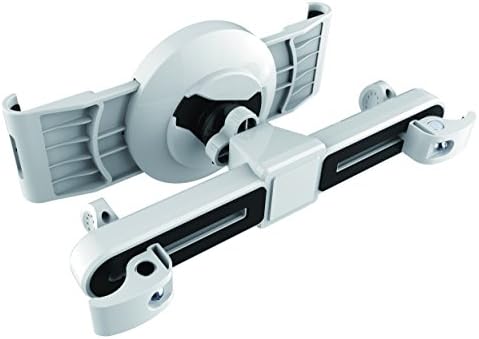 ZAZZ Car Mount for iPad/Kindle and other tablets, (White)