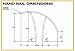 S.R.Smith ART-1001S-MG Artisan Series Single Pool Hand Rail, Marine Grade