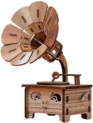 Fanala Retro Style Ornaments Gramophone Music Box Home Decorations Ornaments