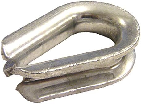 5/8" Heavy Duty Galvanized Wire Rope Thimbles