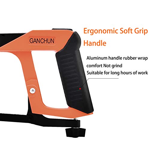 Hacksaw 12-inch includes Reciprocating Blades,Adjustable Tension and Cutting Angle