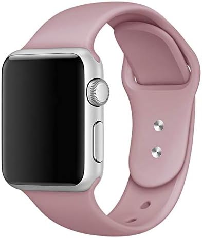 Compatible Apple Watch Band 38mm 40mm๏ผ Vitech Lavender Soft Silicone Sport iWatch Replacement Starp Band Series 4 (40mm) Series 3 2 1 (38mm) Sport Edition๏ผ3 Pieces Included 2 Lengths