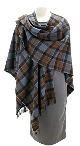 OUTLANDER Wrap Premium Lambswool Tartan (MACKENZIE)