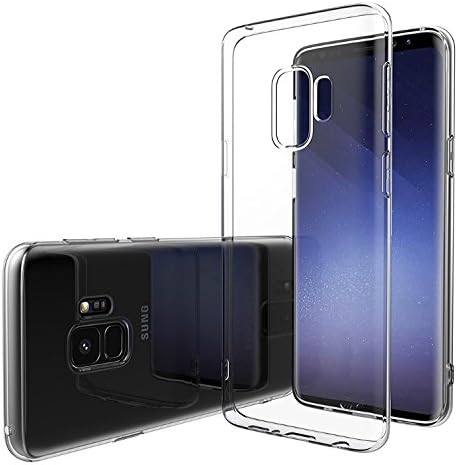Samsung Galaxy S9 Case - Crystal Clear Transparent Style, Super Slim Grippy TPU Bumper Design, Flexible Soft Gel Shock Resistant With Full Drop Protection, Made for Samsung Galaxy S9 (2018)