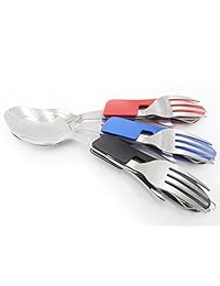 Mini Skater Conjunto de 3 de pieza Spork de acero,