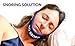 NoSnore - Anti Snoring Jaw Strap - Comfortable Headband Secures Chin During Rest - Free Ebook Included