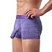 Gocheaper, Men's Soft Underwears Pouch Thongs G String Sexy Briefs Shorts Bikini Boys Pants (L, Purple #2)