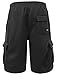 NE PEOPLE Mens Light Comfy Elastic Drawstring Fleece Cargo Sweat Shorts