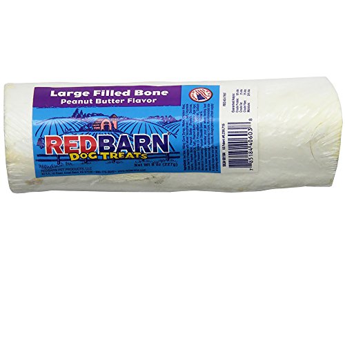 Redbarn Large Filled Bone-Peanut Butter (3-Count) - //medicalbooks.filipinodoctors.org
