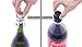 Servino Select Bottle Stoppers with Built-in Pumps - Vacuum Seal or Pressurize in One Simple Step! - Wine Saver, Champagne Sealer, and Soda Fizz Keeper - Easier Than Using a Separate Hand Pump!