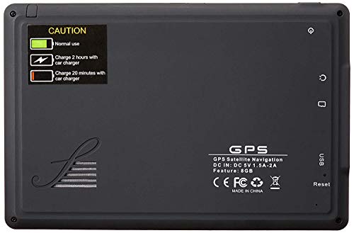 GPS Navigation for Car Vehicle, Navigator System 7 Inch LCD Touch Screen 8GB Lifetime Map Update Direct Access, Driver Alerts