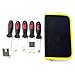 Fstop Labs 5 Pack Set Auto Trim Door Panel, Stainless Steel Window Molding Upholstery Fastener Clip Removal Tool Kit, Trim Upholstery Removal Kit, Trim Removal Tools Panel with Storage Bag