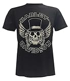 Harley-Davidson Men's Way of Life Skull Short Sleeve T-Shirt Black 30298308 (L)