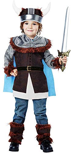 Nordic Viking King Scandinavian Warrior Medieval & Gothic Costume Child Boys
