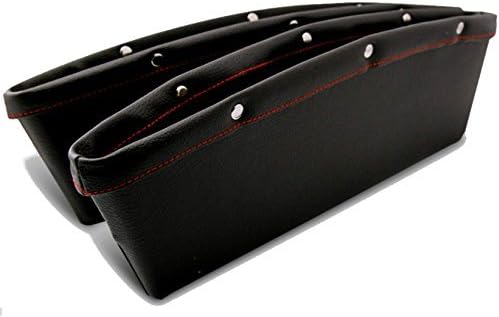 Life Connection car seat gap storage pocket sheet gap basket VIP black stitching red car glove compartment smartphone pouch