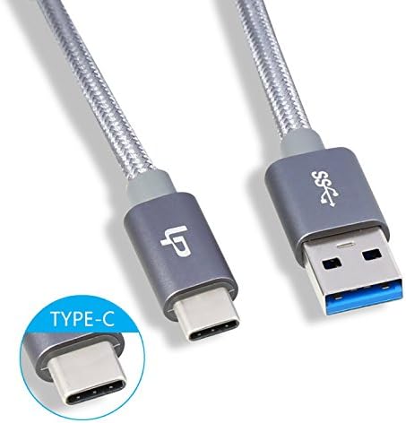 LINKPIN Type C (USB-C) to USB 3.0 Braided Aluminum Cable 3ft/1m for Lumia 950xl/950,Nexus 5x/6p and Other Type-C Supported Devices(Grey)