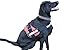 ALBCORP Reflective Service Dog Vest / Harness, Woven Polyester & Nylon, Neoprene Padding, EXTRA LARGE, RED