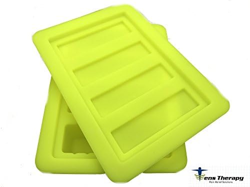 Gourmet Silicone Butter Mold w/ Lid For Herbal Butter, Soap Bar, Muffin, Brownie, Cornbread, Cheesecake. FDA Approved (Yellow)
