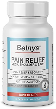 Belnys – Pain Relief – Neck, Shoulder &amp; Back Recovery – High Potency Supplement (60 caps)