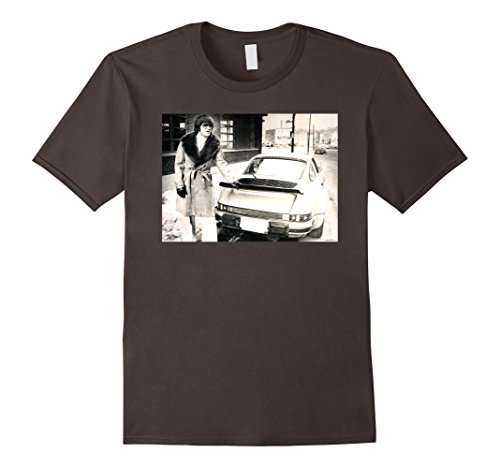 Men's Pete Rose Pete Fur Coat Porsche Photo Large Asphalt