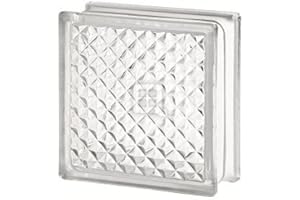 Quality Glass Block 7.5 x 7.5 x 3 Basic Inca Glass Block
