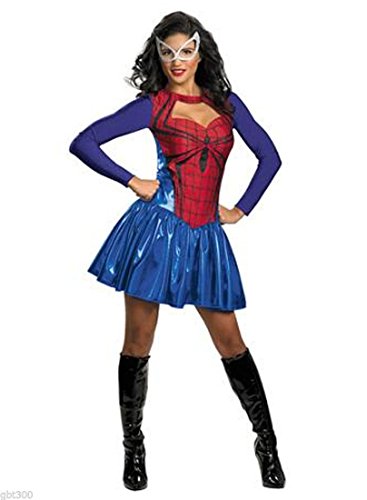 Spider-Girl Marvel Adult Woman Dress S Small 4-6 Costume Halloween Super Hero