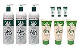 Triple Lanolin Aloe Vera Combo Hand & Body Lotion *contains 3-20oz Bottle, 3-2.25oz & 3- .75oz Tubes